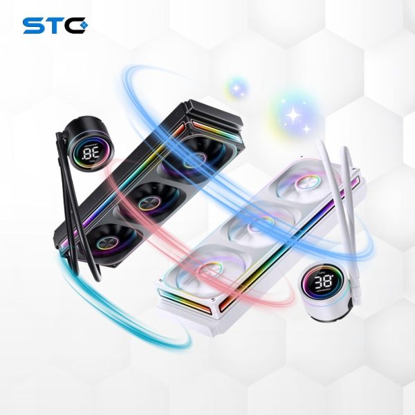 TẢN NHIỆT NƯỚC AIO JONSBO TH-360 MÀN LCD HIỂN THỊ NHIỆT